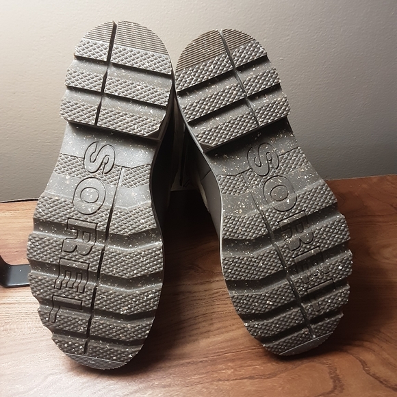 Sorel Khaki Lennox Street Lace Duck Boots Women 8M - Picture 7 of 8